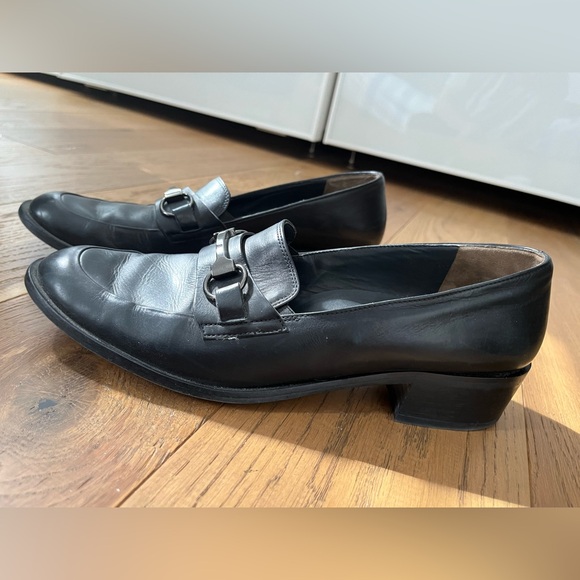 Paul Green black leather loafers - Picture 2 of 5